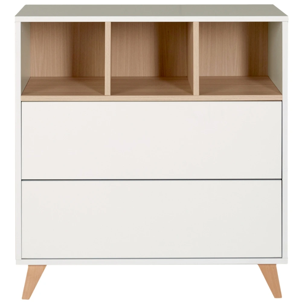 Bílá přebalovací komoda Quax Loft 86 x 48 cm