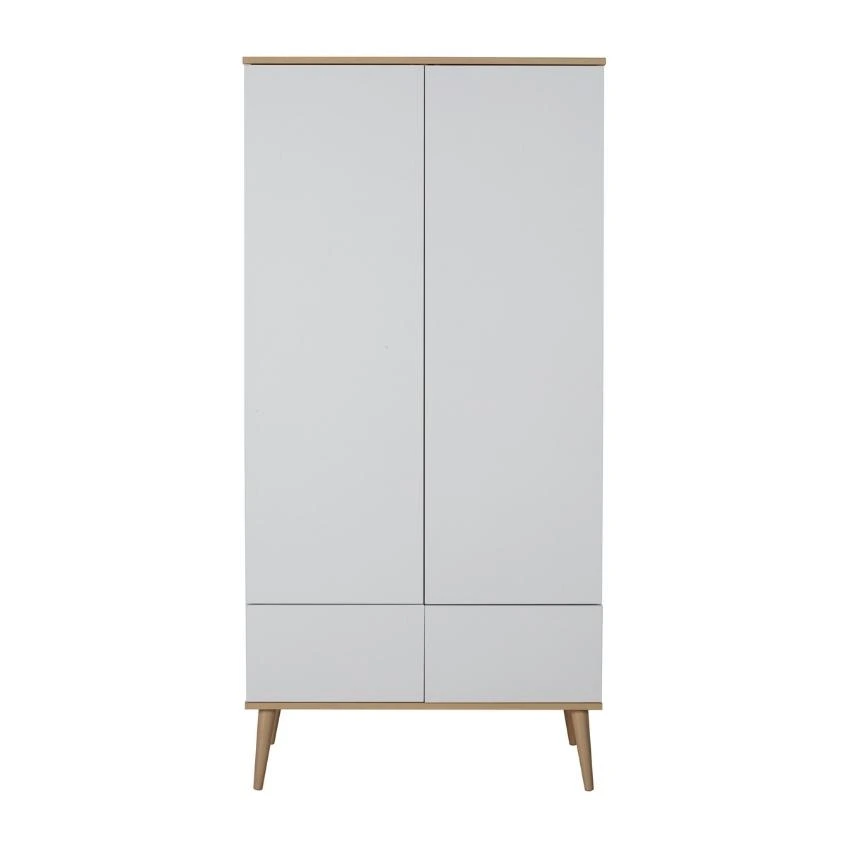 Bílá skříň Quax Flow 196 x 96 cm se zásuvkami