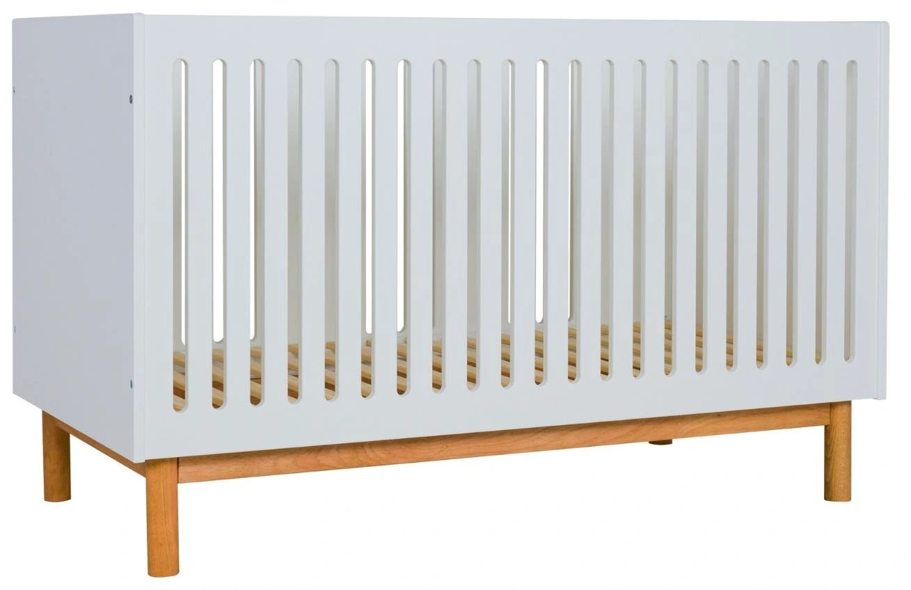 Bílá dětská postýlka Quax Mood 70 x 140 cm