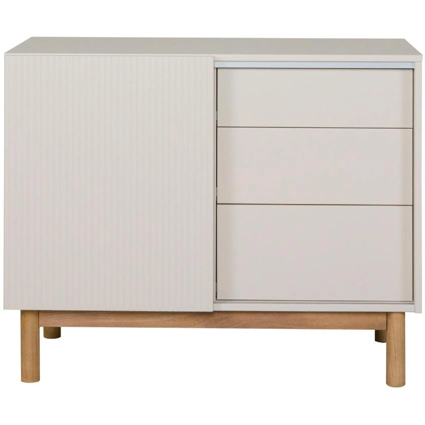 Béžová přebalovací komoda Quax Mood 110 x 52 cm