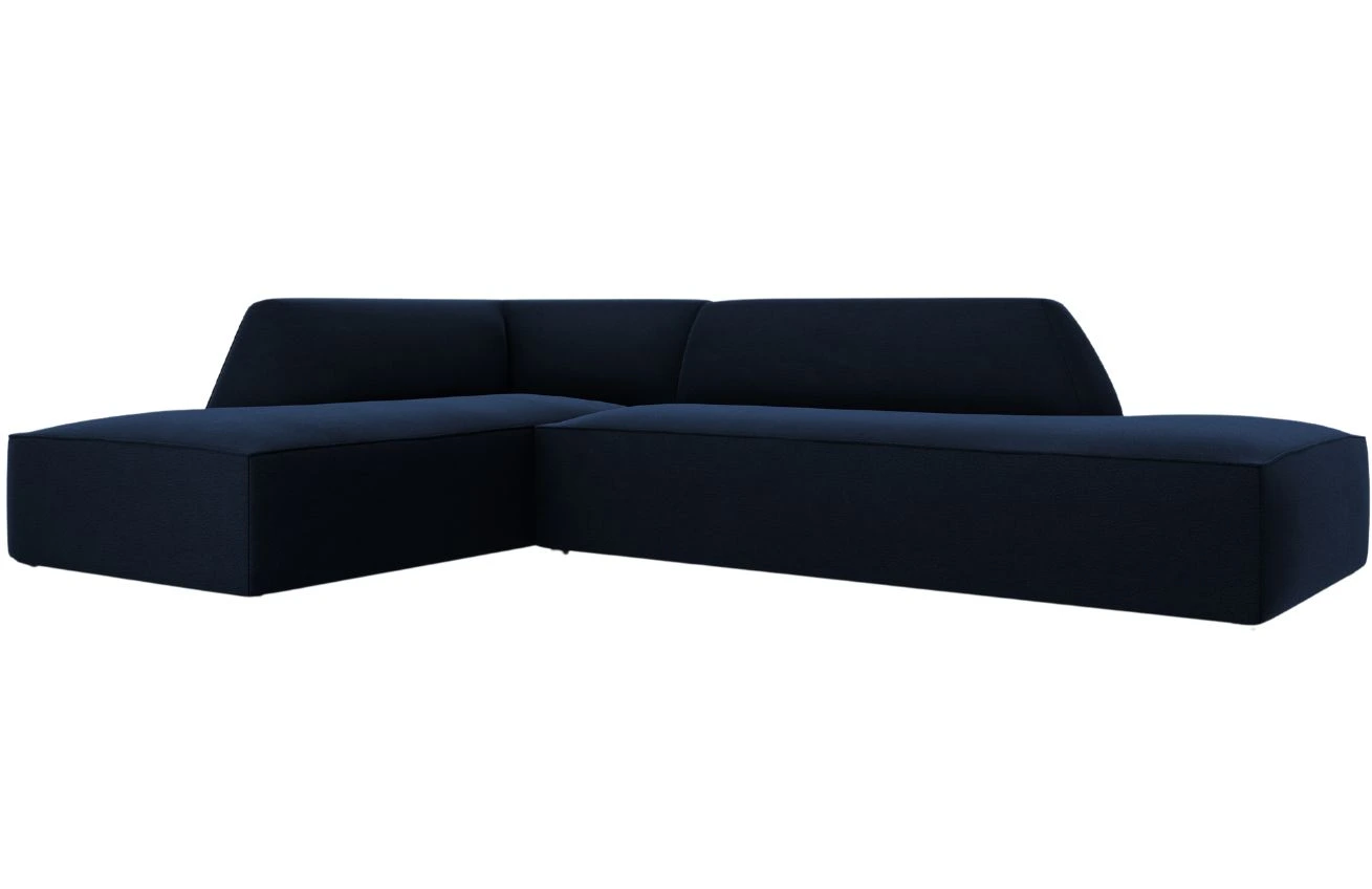 Micadoni Sametová rohová pohovka Ruby 273 cm