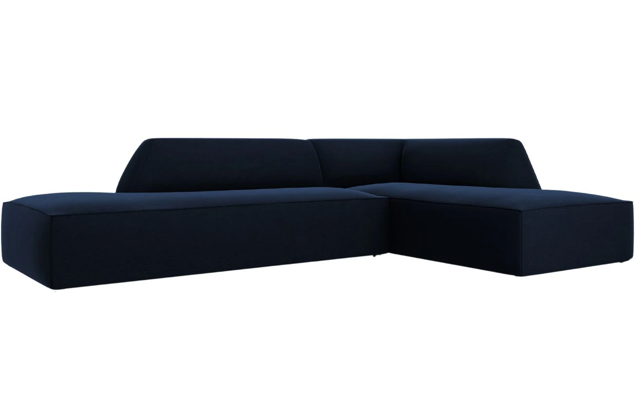 Micadoni Sametová rohová pohovka Ruby 273 cm