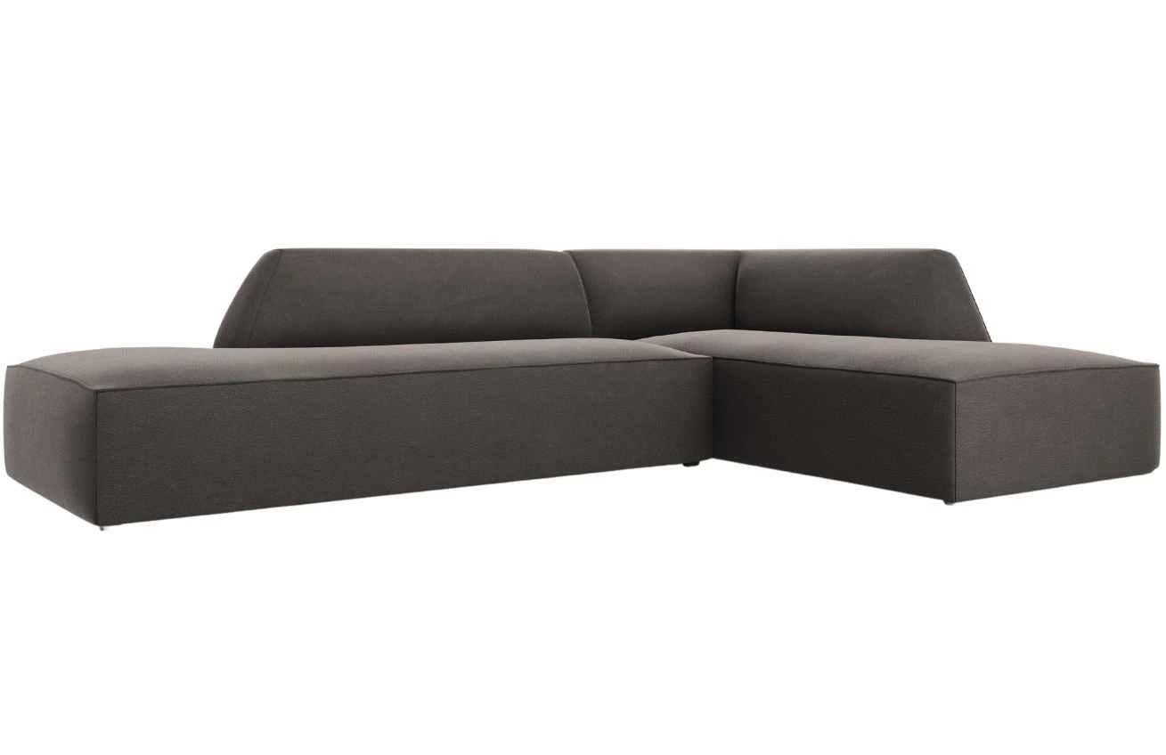 Micadoni Sametová rohová pohovka Ruby 273 cm