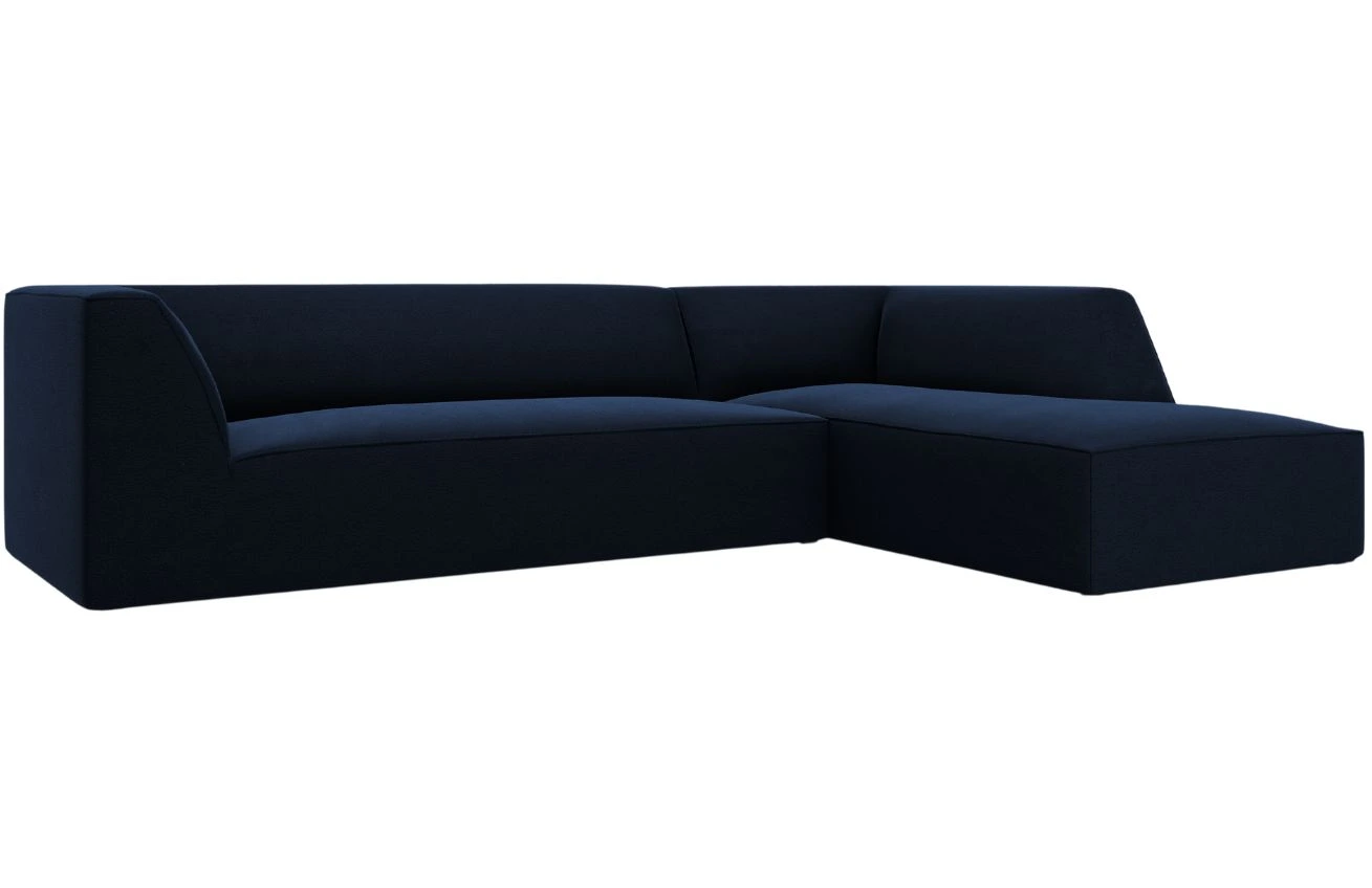 Micadoni Sametová rohová pohovka Ruby 273 cm