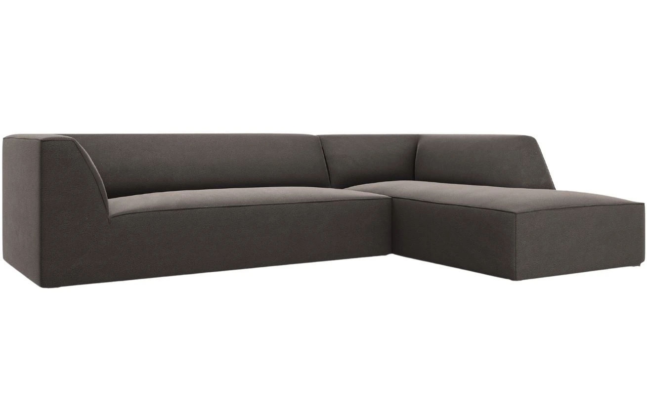 Micadoni Sametová rohová pohovka Ruby 273 cm