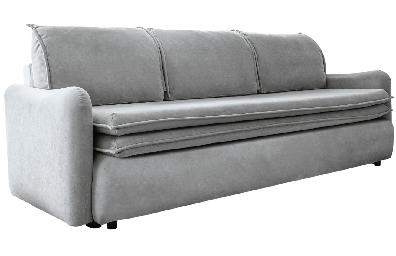 Miuform Sametová rozkládací pohovka Tender Eddie 214 cm