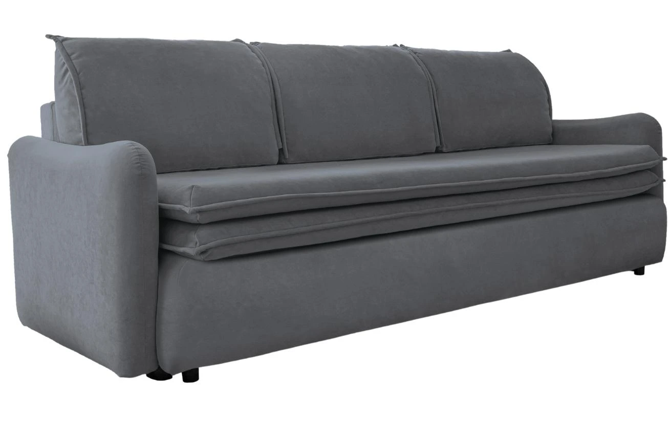 Miuform Sametová rozkládací pohovka Tender Eddie 214 cm