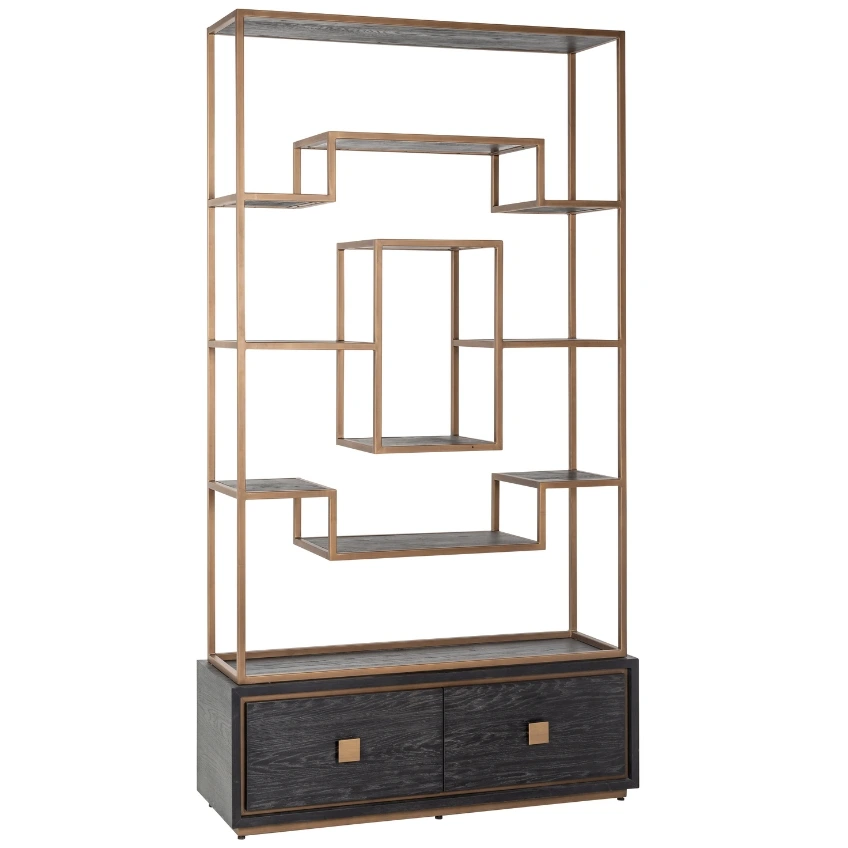 Richmond Dubový regál Hunter 222 x 120 cm