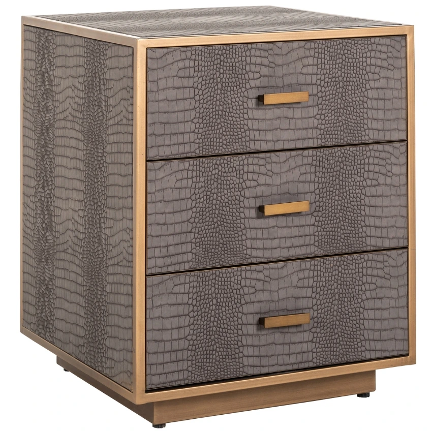 Richmond Koženkový noční stolek Classio 50 x 50 cm