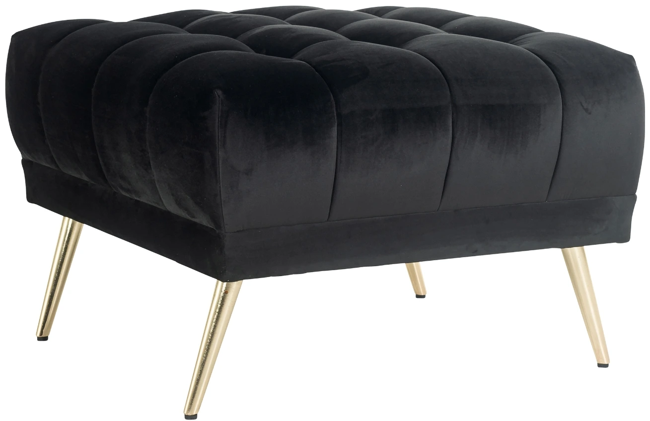 Richmond Sametová podnožka Huxley 70 x 70 cm