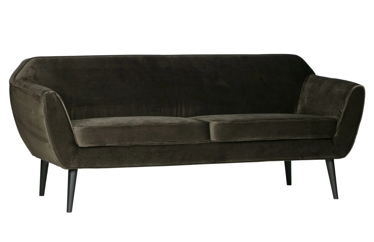 WOOOD Sametová pohovka Sanba 187 cm