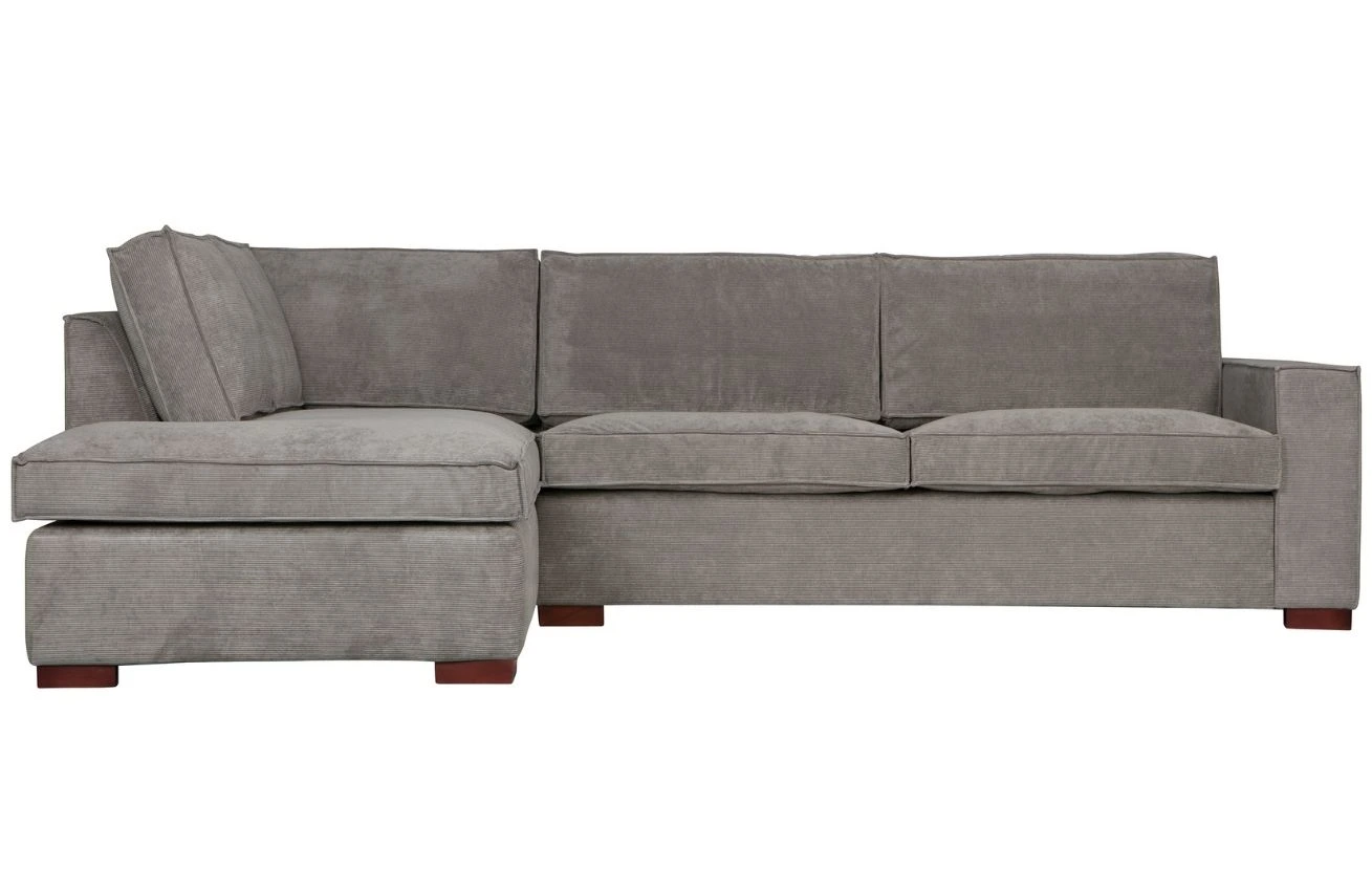 WOOOD Manšestrová rohová pohovka Edison 283 cm