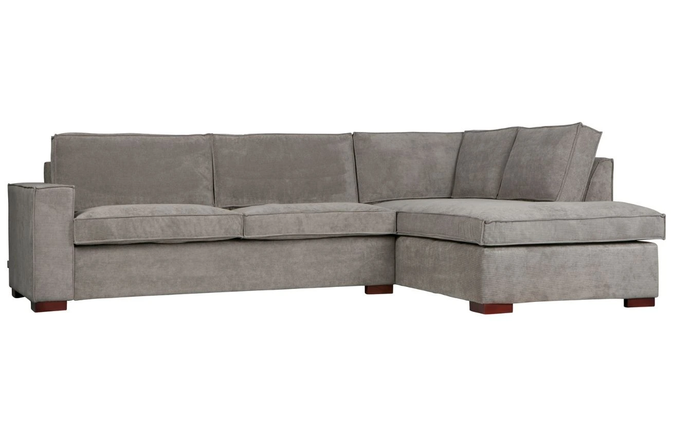 WOOOD Manšestrová rohová pohovka Edison 283 cm