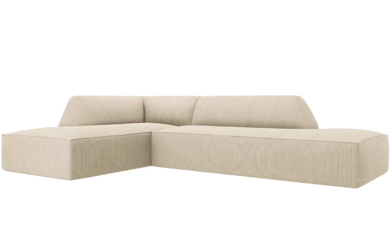 Micadoni Manšestrová rohová pohovka Ruby 273 cm