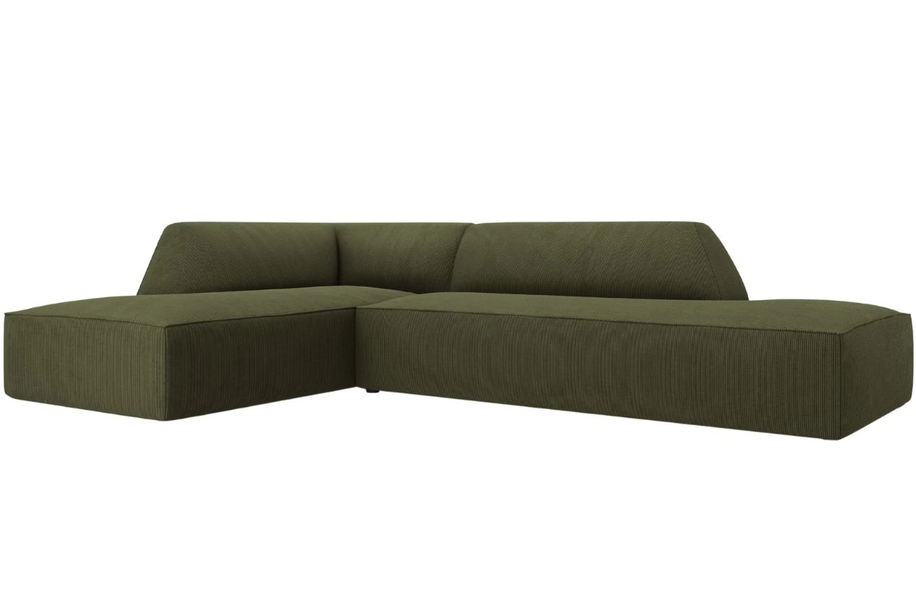 Micadoni Manšestrová rohová pohovka Ruby 273 cm