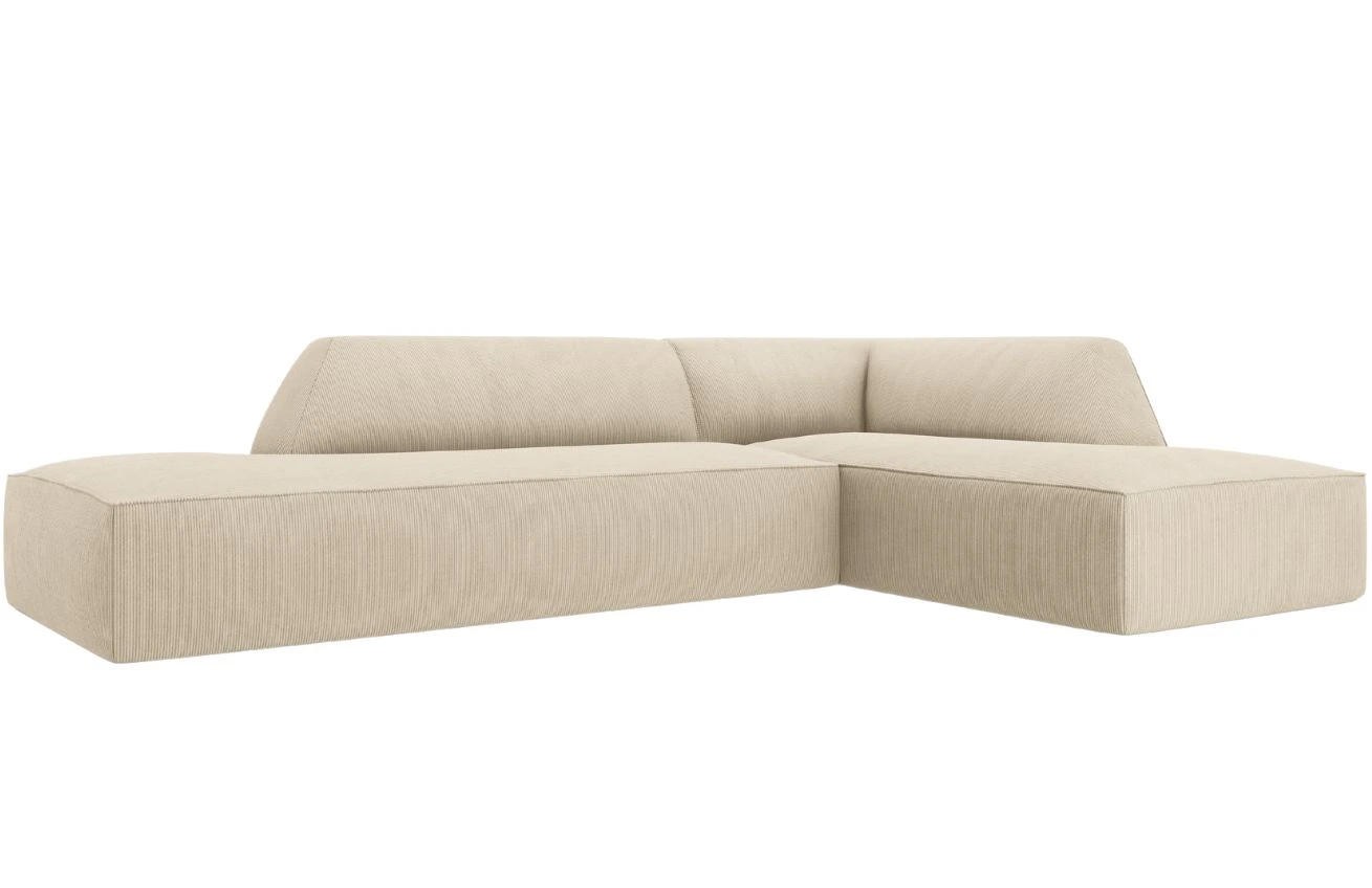 Micadoni Manšestrová rohová pohovka Ruby 273 cm
