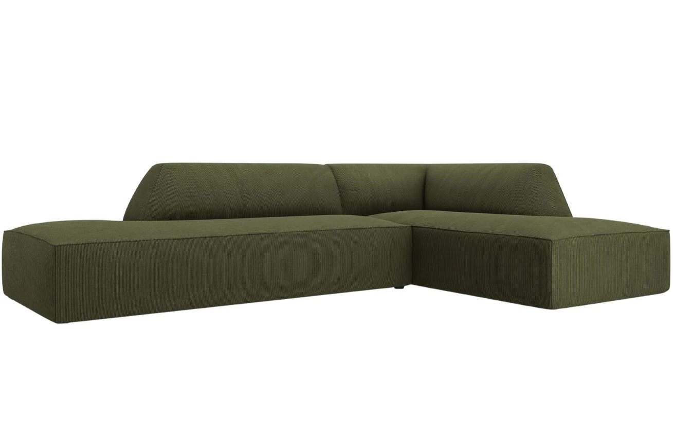 Micadoni Manšestrová rohová pohovka Ruby 273 cm