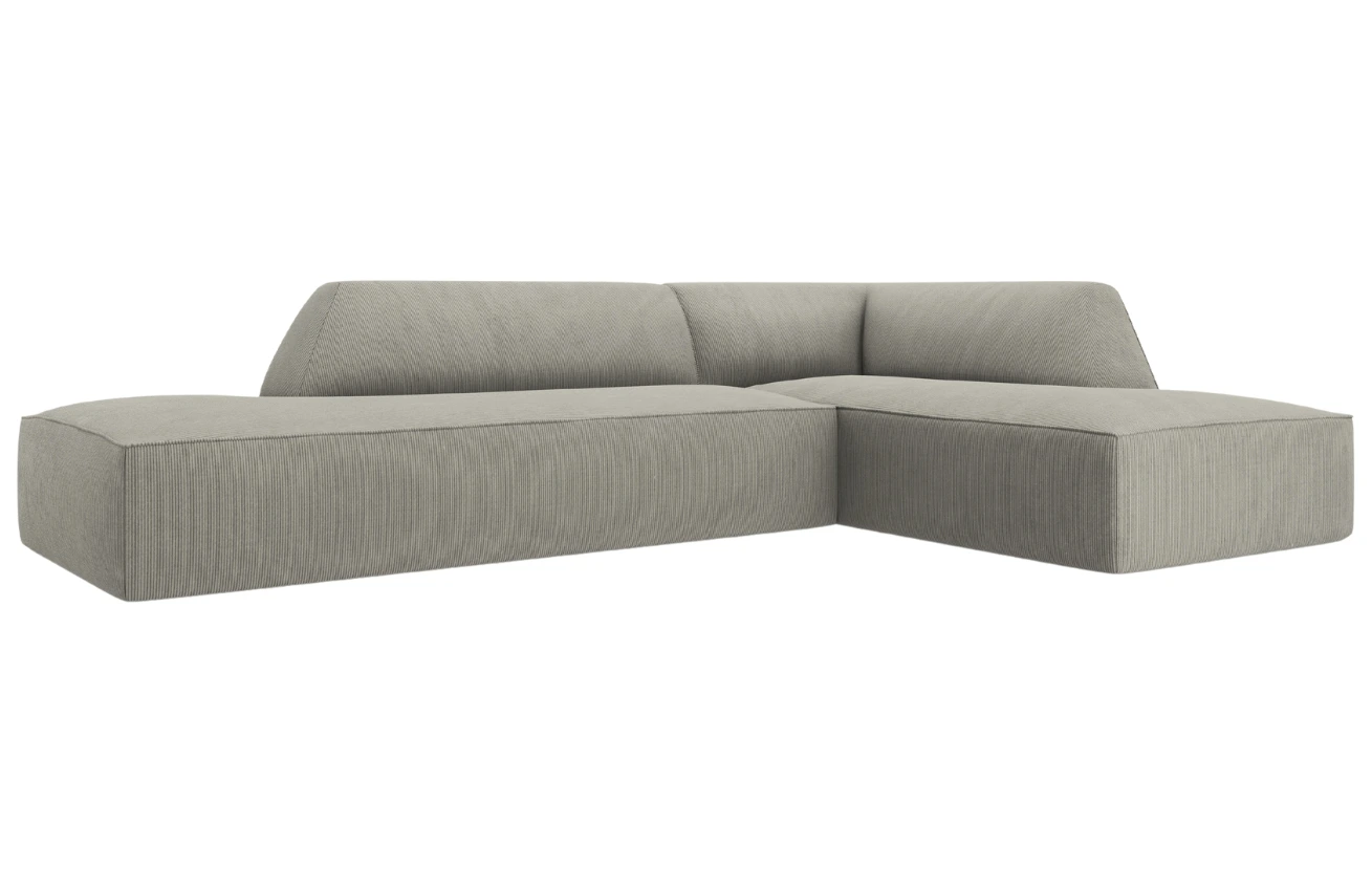 Micadoni Manšestrová rohová pohovka Ruby 273 cm