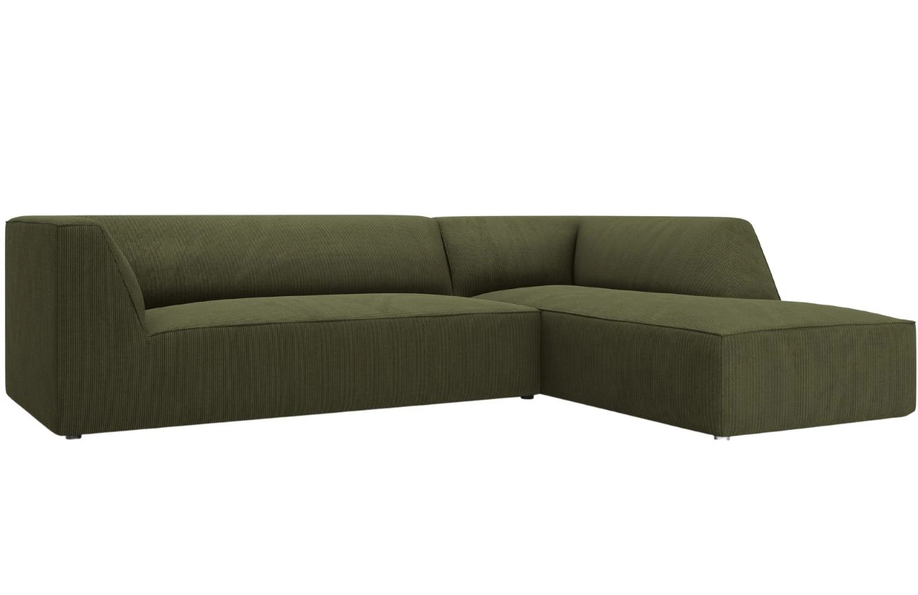 Micadoni Manšestrová rohová pohovka Ruby 273 cm