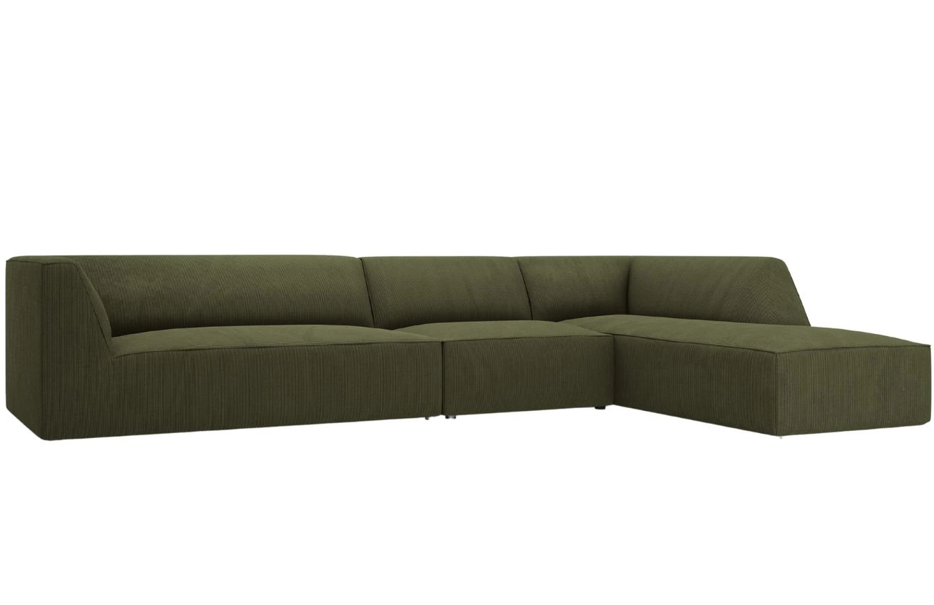 Micadoni Manšestrová rohová pohovka Ruby 366 cm