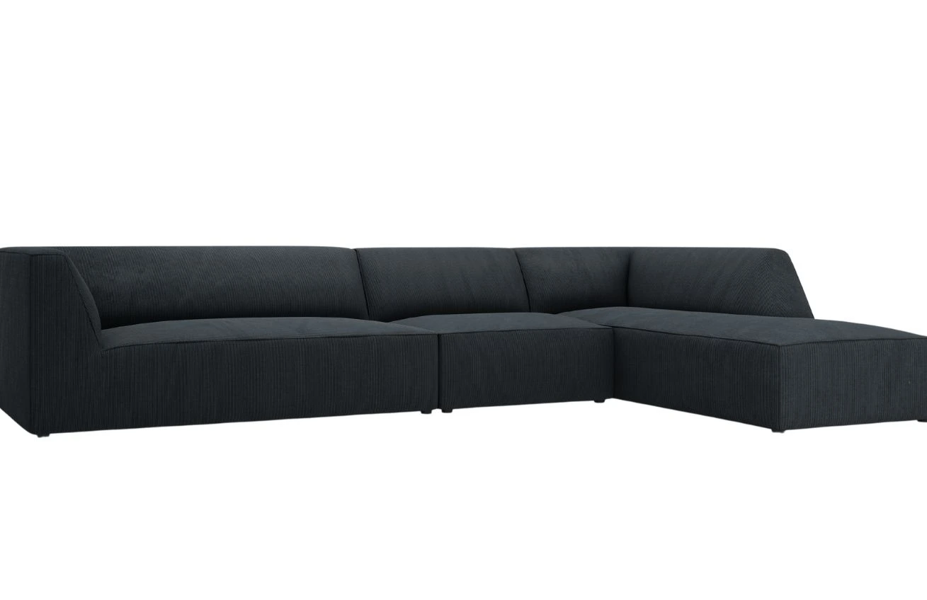 Micadoni Manšestrová rohová pohovka Ruby 366 cm