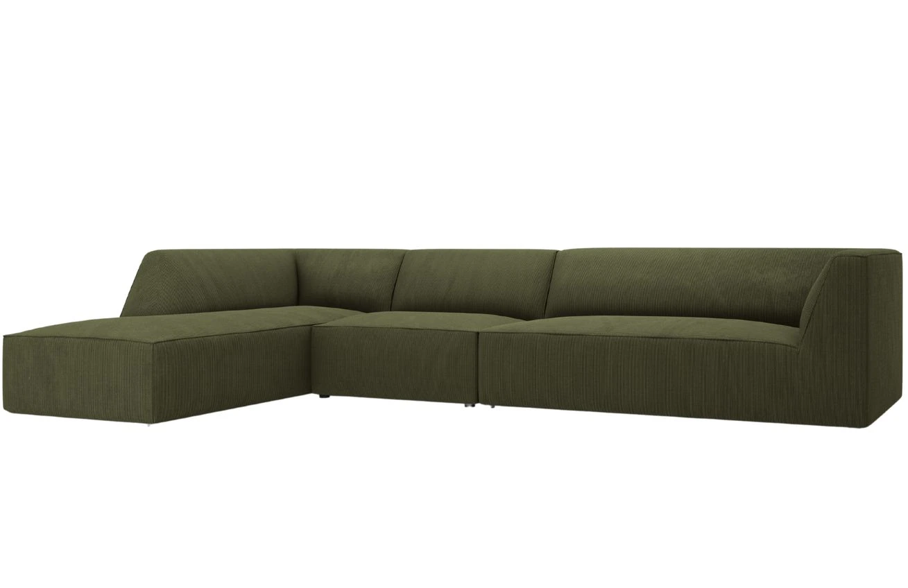 Micadoni Manšestrová rohová pohovka Ruby 366 cm