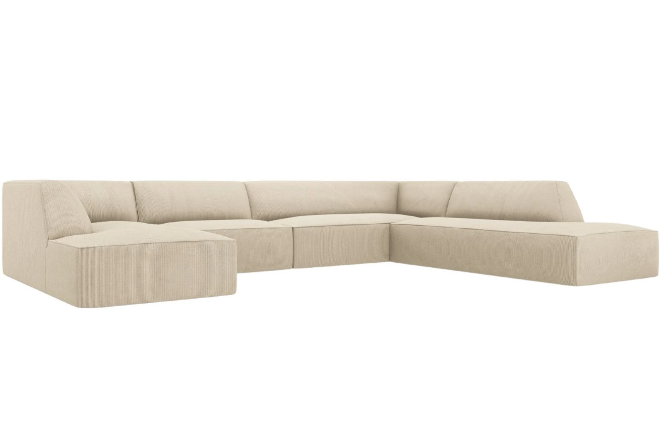 Micadoni Manšestrová rohová pohovka Ruby 366 cm