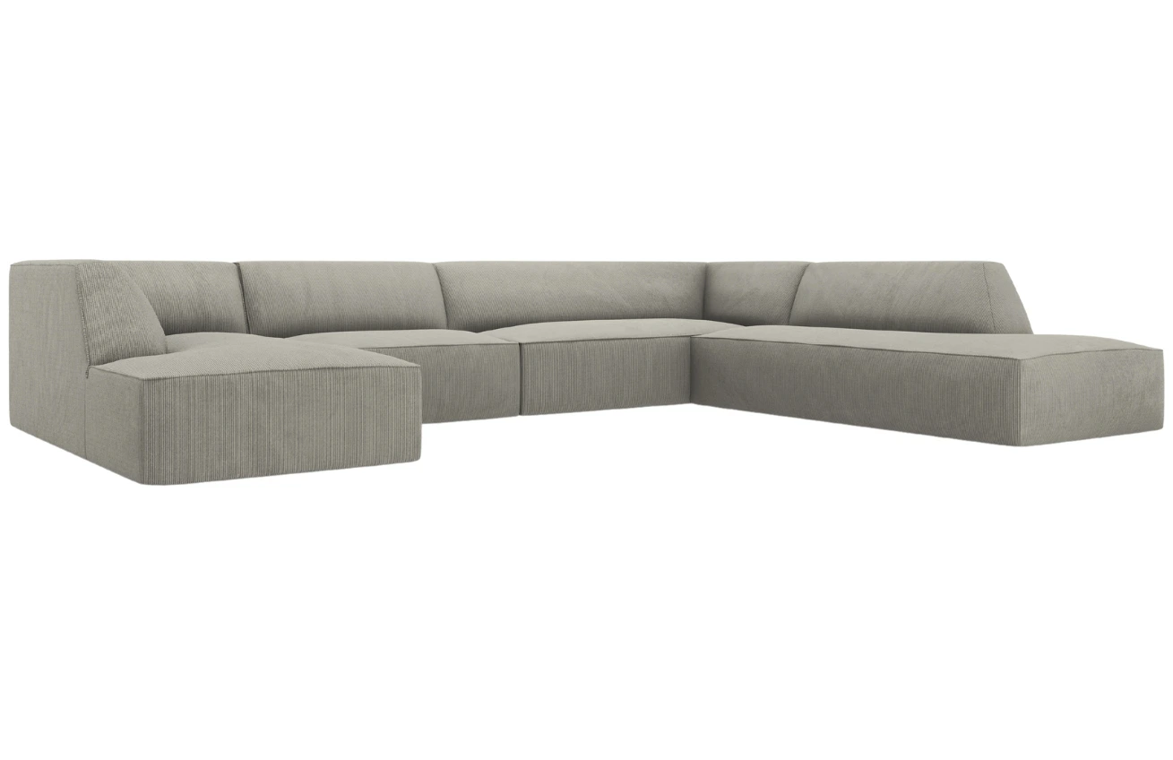 Micadoni Manšestrová rohová pohovka Ruby 366 cm