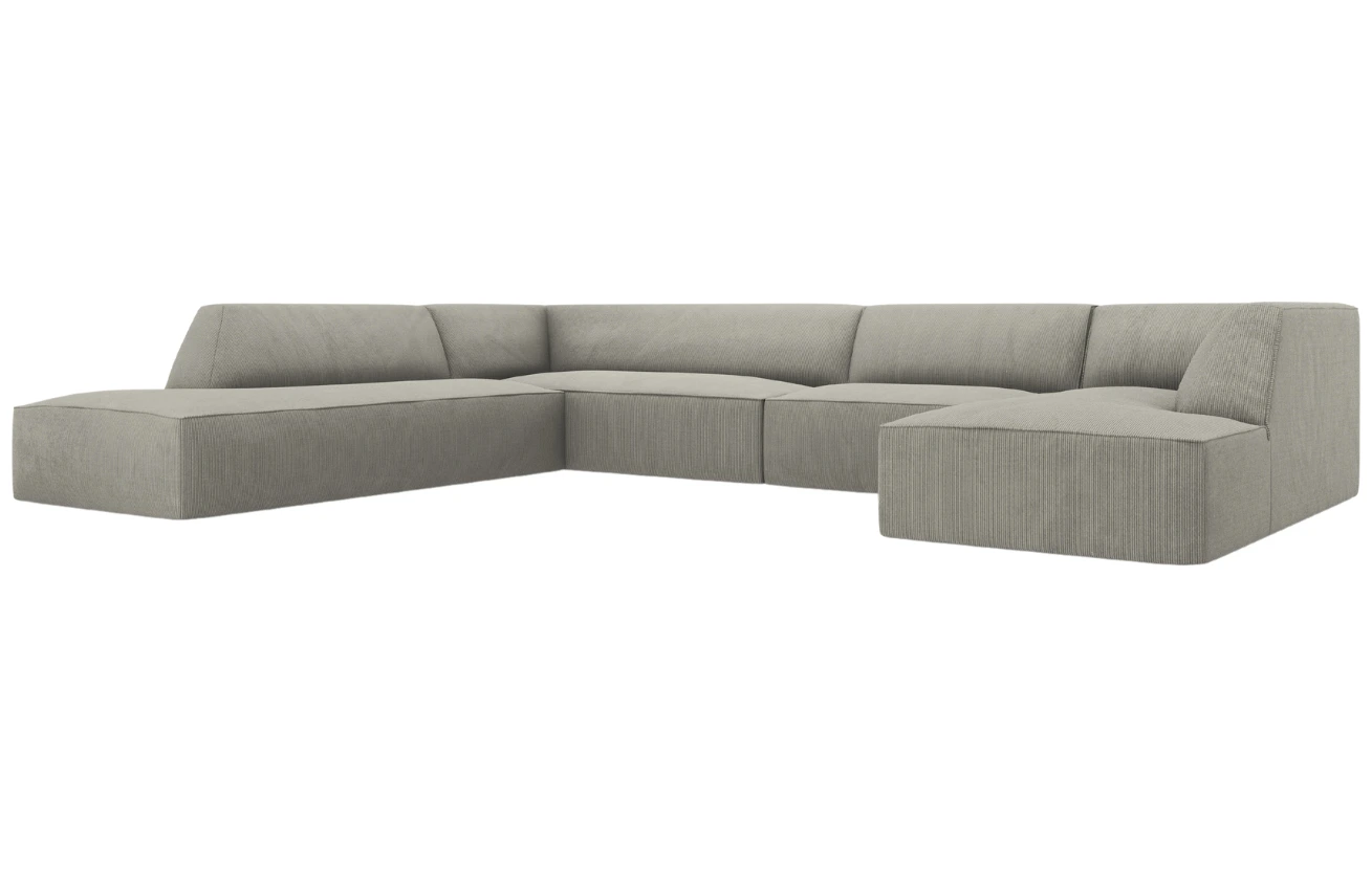 Micadoni Manšestrová rohová pohovka Ruby 366 cm