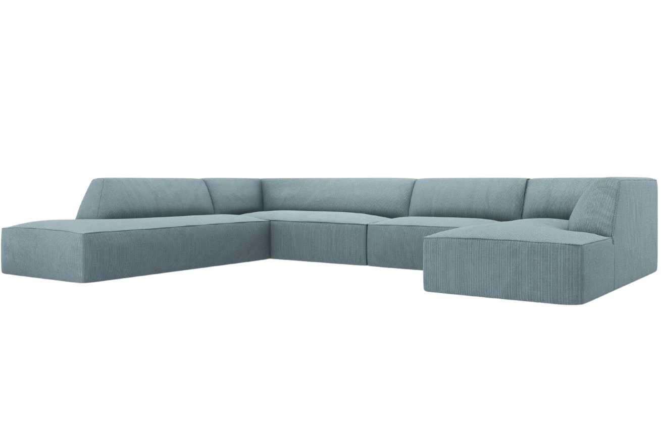 Micadoni Manšestrová rohová pohovka Ruby 366 cm