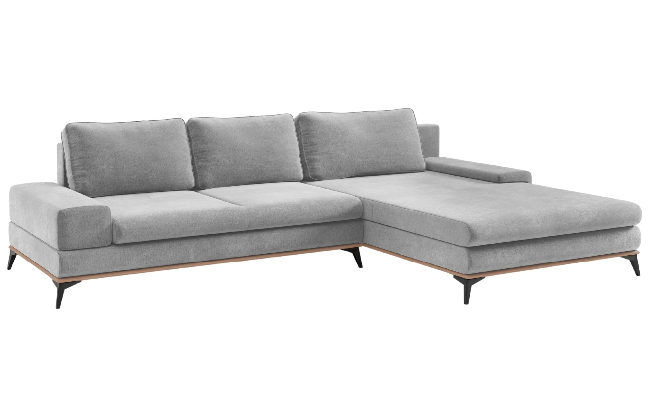 Windsor & Co Sametová rozkládací pohovka Astre 315 cm