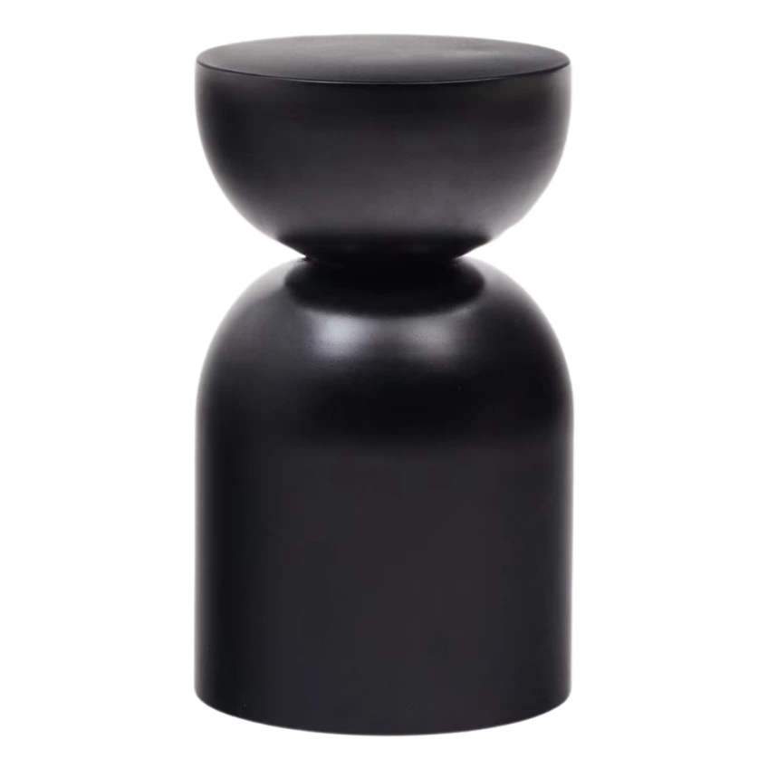 Černý kovový odkládací stolek Kave Home Rachell 30