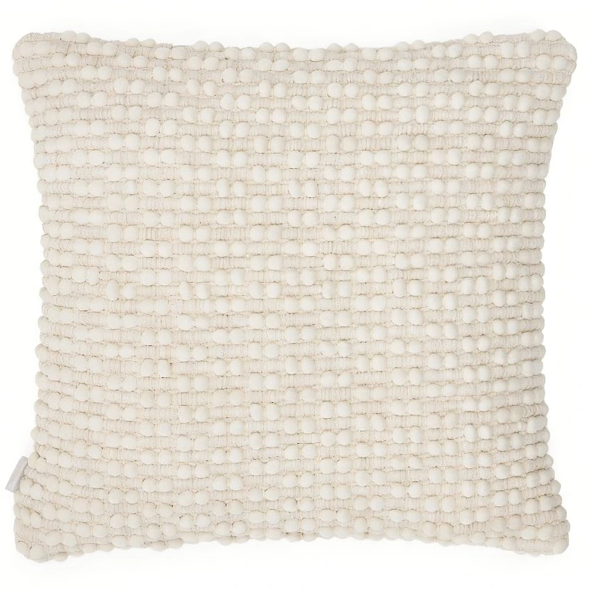 Bílý povlak na polštář Kave Home Mascarell 45 x 45 cm