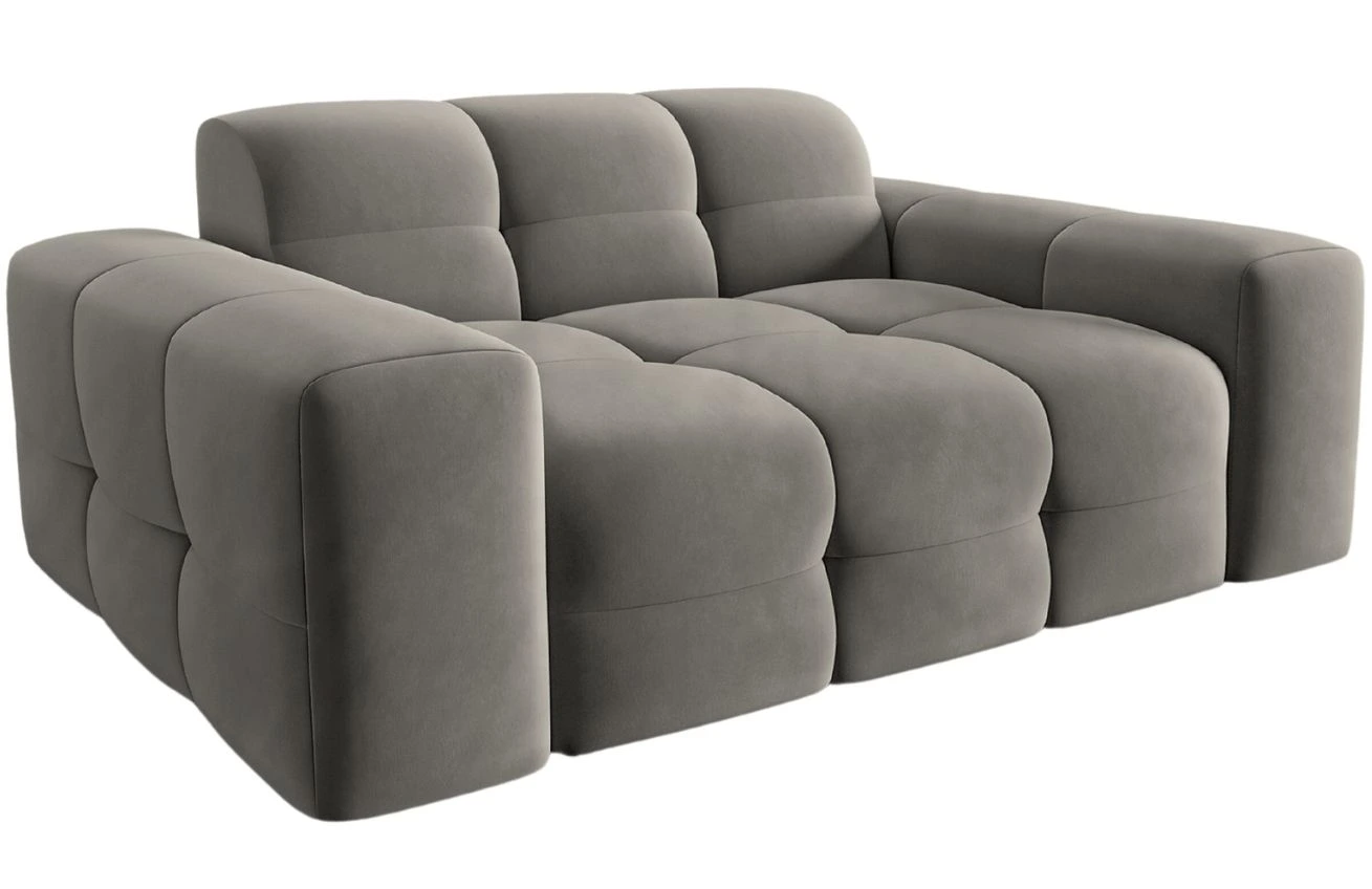 Micadoni Sametová pohovka Kendal 156 cm