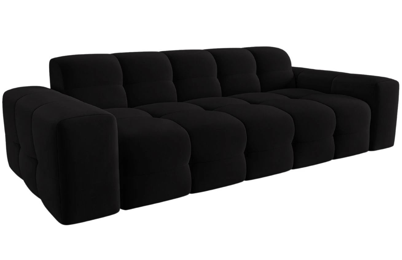 Micadoni Sametová pohovka Kendal 222 cm