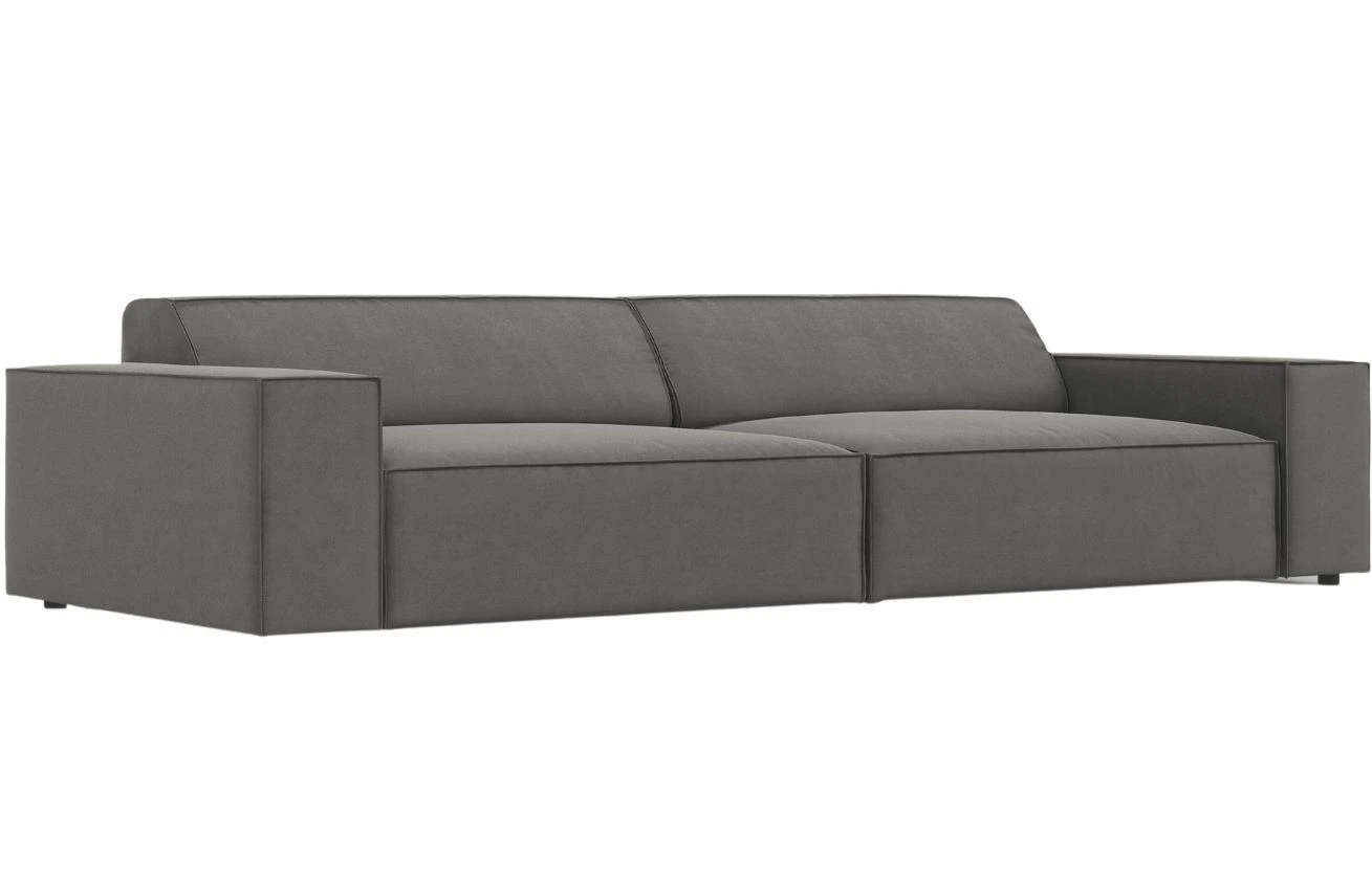 Micadoni Sametová pohovka Jodie 204 cm