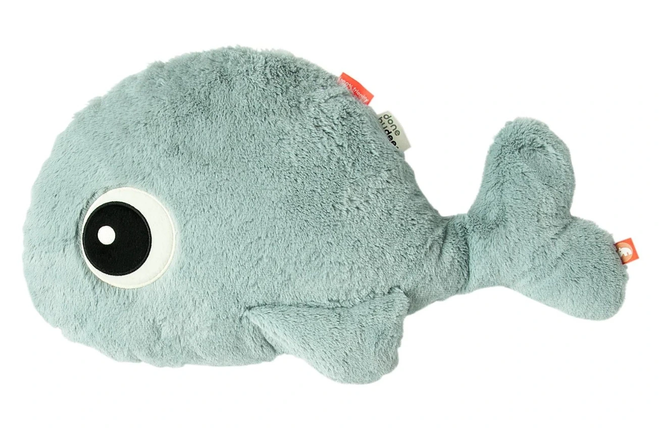 Modrá plyšová velryba Done by Deer Wally 57 cm