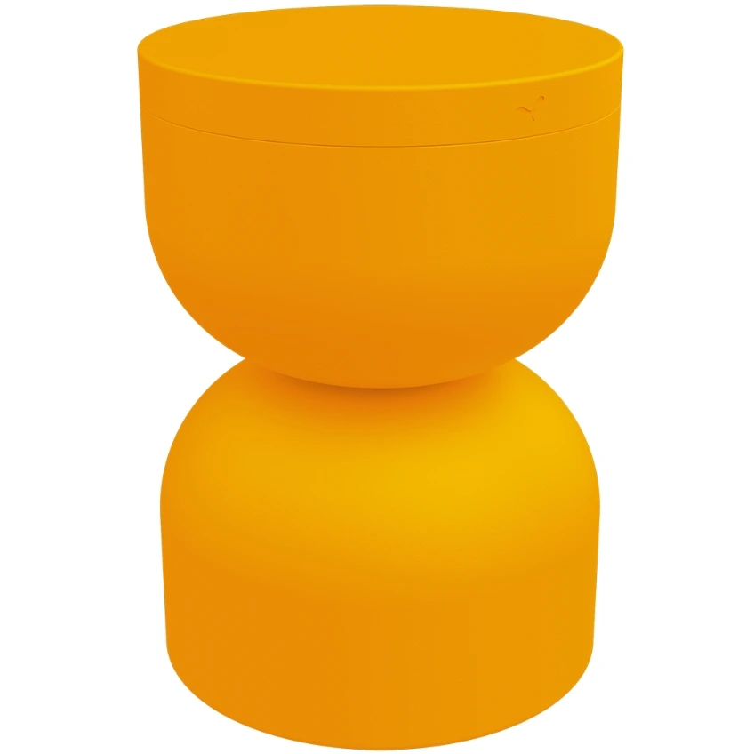 Žlutý hliníkový zahradní stolek Fermob Piapolo 32 cm