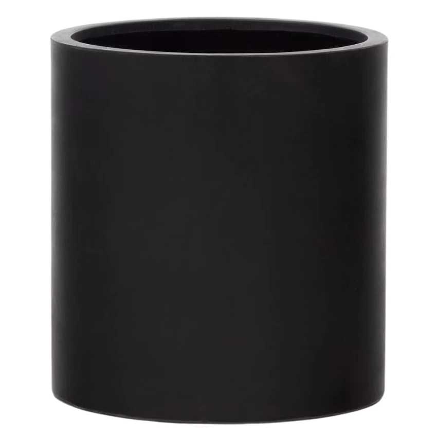 Kave Home Černý cementový zahradní květináč Aiguablava 55 x 52 cm