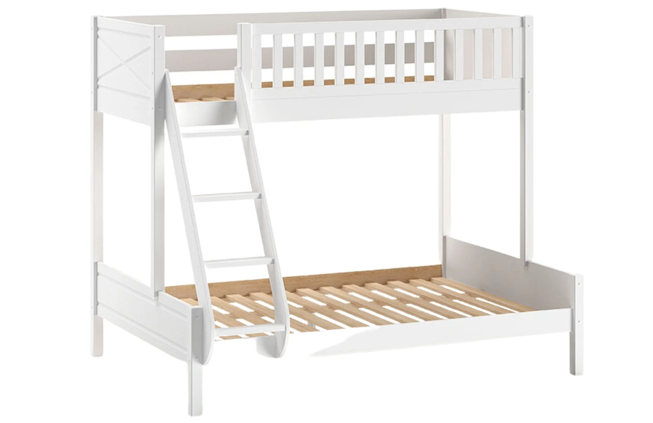 Vipack Dřevěná dvoupatrová postel Scott 90 x 200 cm