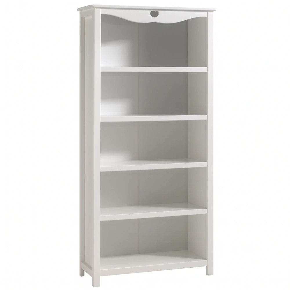 Bílá lakovaná knihovna Vipack Amori 90 x 40 cm