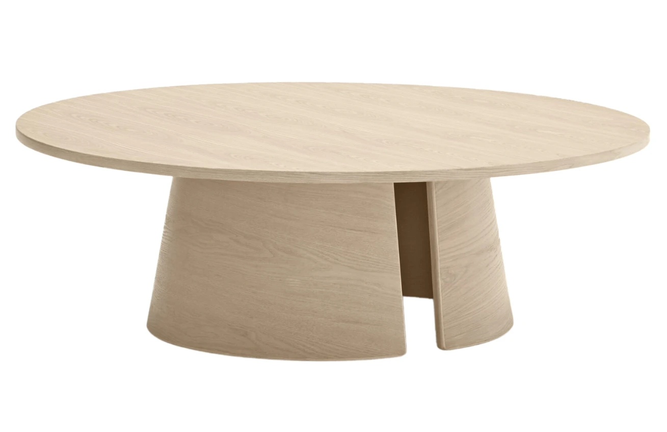 Bělený konferenční stolek Teulat Cep 110 cm