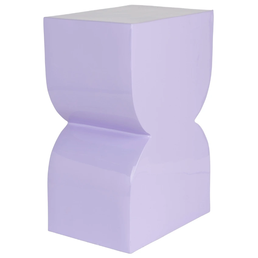 Fialová kovová stolička ZUIVER CONES 45 cm