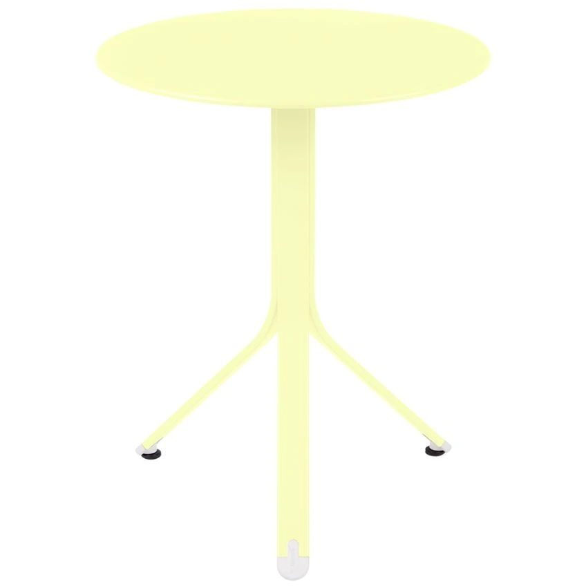 Citronově žlutý kovový stůl Fermob Rest'O Ø 60 cm