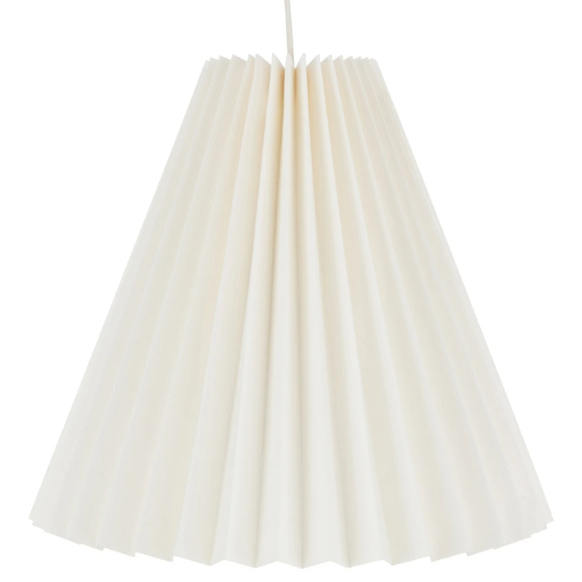 Bílé papírové stínidlo J-line Dine 36 cm