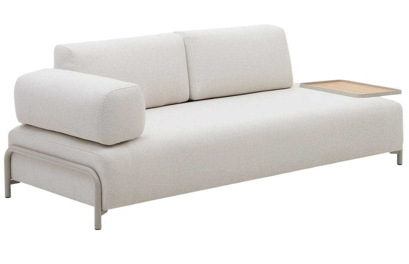 Kave Home Pohovka Compo 232 cm s velkým stolkem