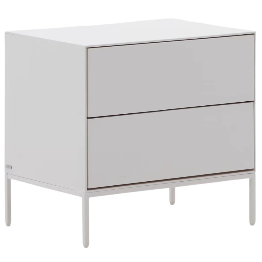 Bílý lakovaný noční stolek Kave Home Vedrana 60 x 40 cm