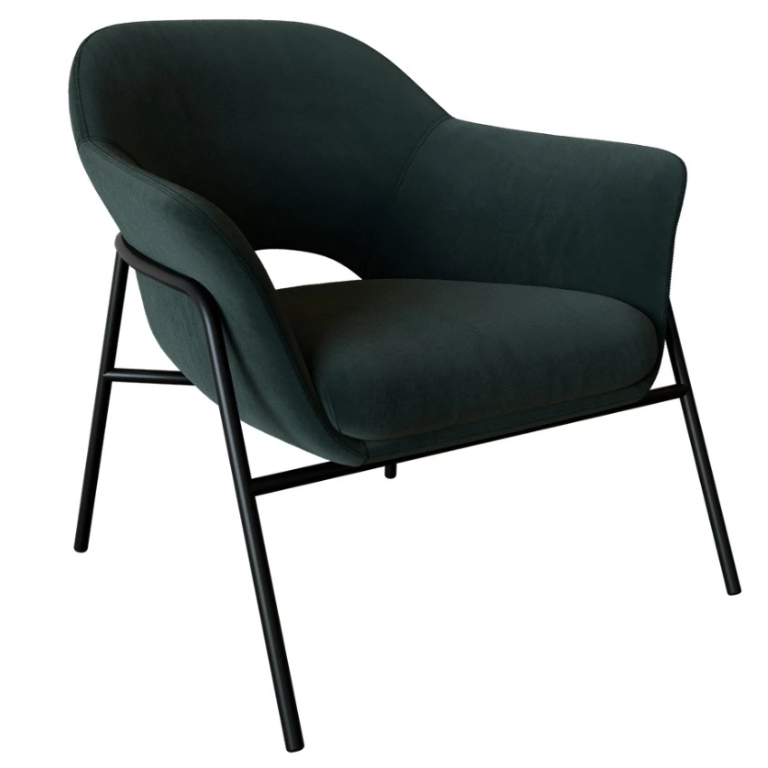 Miotto Sametové křeslo Salerno