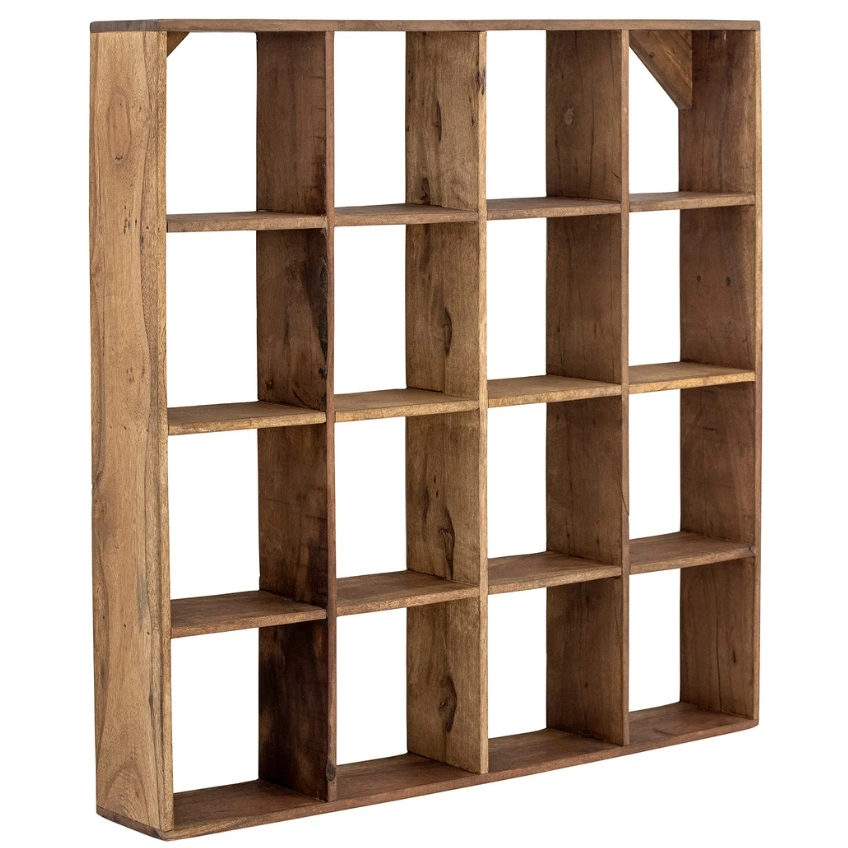 Bloomingville Dřevěná police Tilo 70 x 70 cm