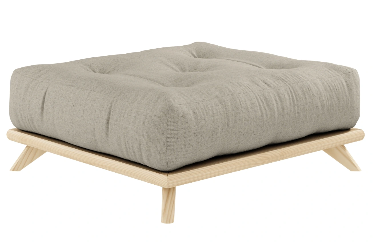 Karup Design Lněná podnožka Senza 100 x 90 cm